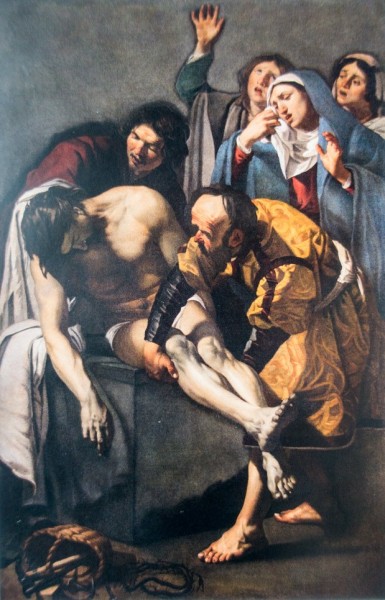 Dirck van Baburen, The Entombment, Pieta Chapel, Church of San Pietro in Montorio