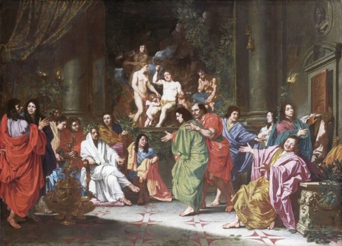 Initiation in the Roman brotherhood of Bentvueghels, anonymous painter, pic. Wikipedia