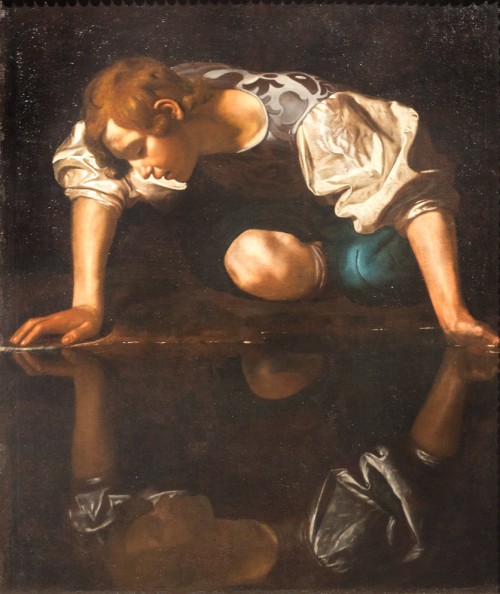 Narcissus at the Source, Caravaggio?, Galleria dell’Arte Antica, Palazzo Barberini