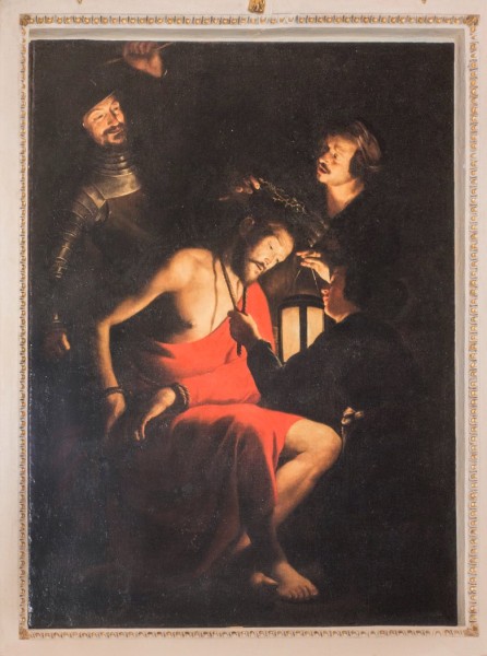 Gerrit (Gerard) van Honthorst, Cierniem koronowanie (dzieło przypisywane), kościół Santa Maria in Aquiro