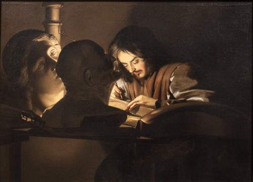 Gerrit van Honthorst, Artysta w swoim atelier (dzieło przypisywane), ok. 1620, Galleria Nazionale d’Arte Antica, Palazzo Barberini