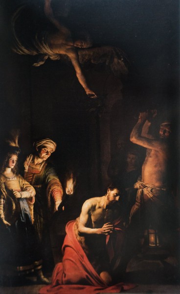 Gerrit van Honthorst, Ścięcie św. Jana Chrzciciela, 1617, kościół Santa Maria della Scala