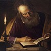 Gerrit van Honthorst, Święty Józef czytający, klasztor przy kościele San Francesco a Ripa