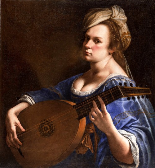 Artemisia Gentileschi, Self-Portrait as a Lute Player, Wadsworth Atheneum Museum of Art, Hartford, USA, pic. Wikipedia