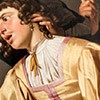 Koncert (Kradzież amuletu), fragment, Gerrit (Gerard) van Honthorst, Galleria Borghese