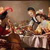 Koncert (Kradzież amuletu), Gerrit (Gerard) van Honthorst, Galleria Borghese