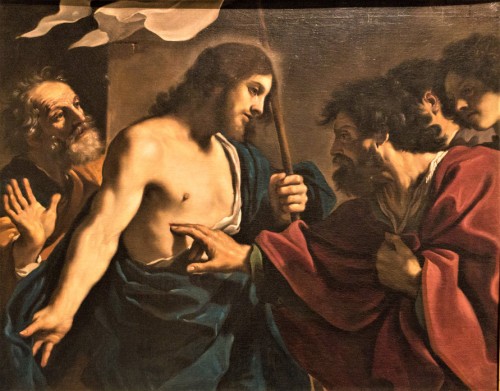 The Incredulity of St. Thomas, Guercino, Pinacoteca Vaticana