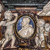 Medallion with the image of Cardinal Ludovico Ludovisi from the tombstone of Pope Gregory XV, Church of Sant'Ignazio