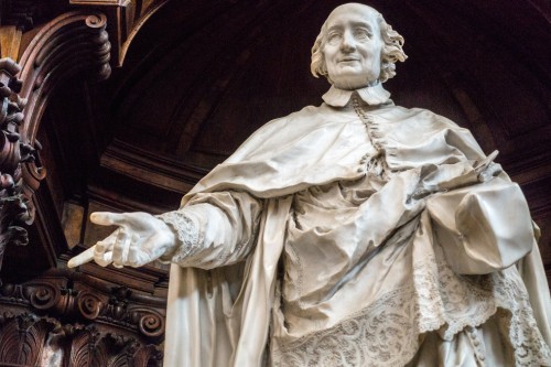 Pierre Le Gros, statue of Cardinal Girolamo Casanate, Biblioteca Casanatense