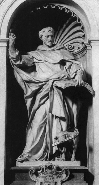 Pierre Le Gros, The Statue of St. Dominic, Basilica of San Pietro in Vaticano, pic Wikipedia