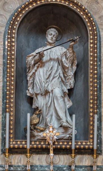 Pierre Le Gros, posąg św. Franciszka Ksawerego (Francesco Saverio), kościół Sant’Apollinare