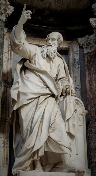 Pierre Le Gros, statue of St. Thomas, Basilica of San Giovanni in Laterano