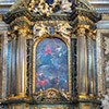 Altar of Ignatius of Loyola (Cappella Sant'Ignazio), transept of the church of Il Gesù