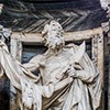 Pierre Le Gros, statue of St. Bartholomew, Basilica of San Giovanni in Laterano