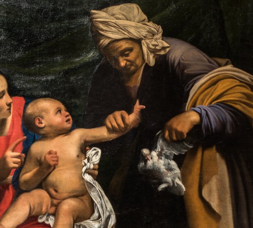 Carlo Saraceni, Madonna z Dzieciątkiem i św. Anną, fragment, Galleria Nazionale d’Arte Antica, Palazzo Barberini