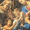 Orazio Borgianni, The Holy Family with St. Elizabeth, the Young St. John the Baptist, and an Angel, fragment, Galleria d’Arte Antica, Palazzo Barberini