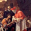 Orazio Borgianni, Charles Borromeo among the plague-ridden, Curia Generalizia dell'Ordine della Mercedario, pic.Wikipedia