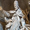 Camillo Rusconi, funerary monument of Pope Gregory XIII, fragment, Basilica San Piero in Vaticano