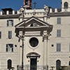 Piazza Farnese, facade of the Church of Santa Brigida