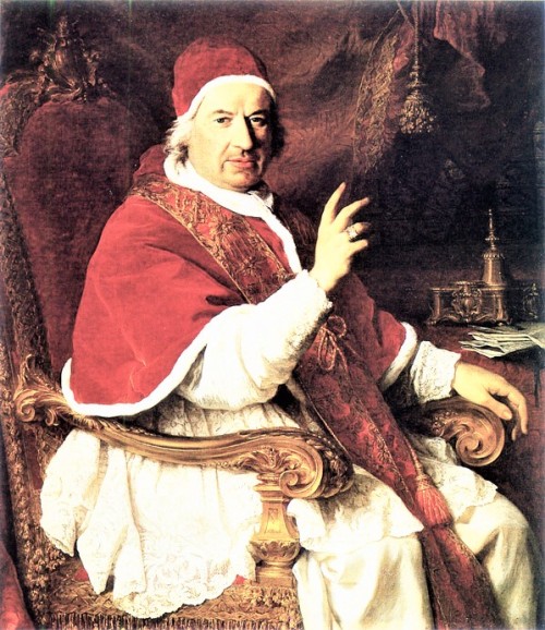 Portret papieża Benedykta XIV, Condé Museum, Château de Chantilly, zdj. Wikipedia