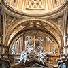 Church of Sant'Apollinare, the culmination of the main altar, angels - Bernardino Ludovisi