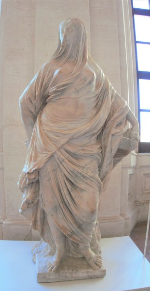 Westalka Tuccia (La velata), Antonio Corradini, Galleria Nazionale d’Arte Moderna, Palazzo Barberini