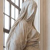 The Vestal Virgin Tuccia (La velata), Antonio Corradini, fragment, Galleria Nazionale d’Arte Moderna, Palazzo Barberini