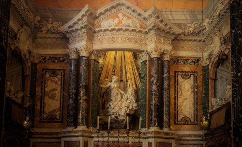 Ekstaza św. Teresy, Gian Lorenzo Bernini, kościół Santa Maria della Vittoria