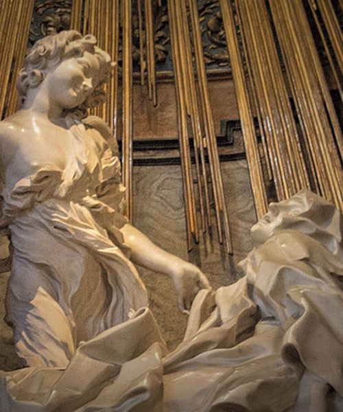 The Ecstasy of St. Theresa, fragment, Gian Lorenzo Bernini, Church of Santa Maria della Vittoria