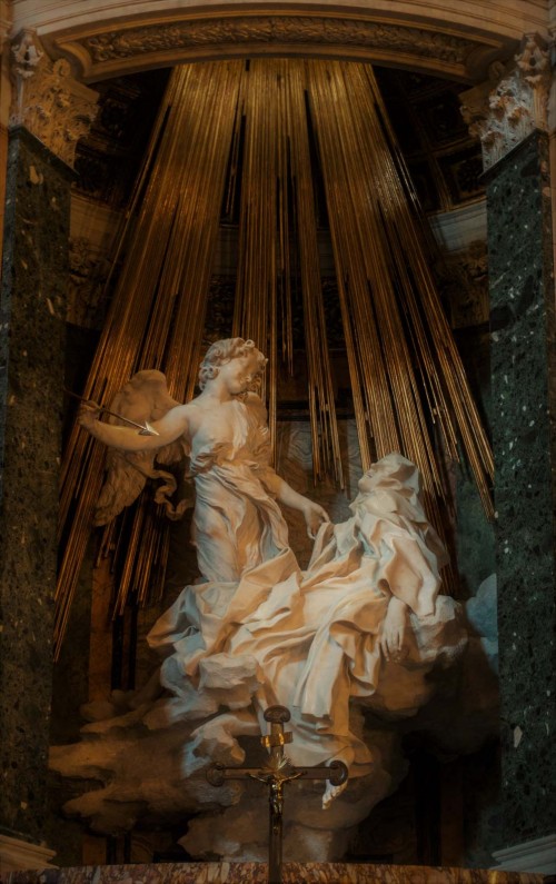 Ekstaza św. Teresy, Gian Lorenzo Bernini, kościół Santa Maria della Vittoria