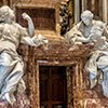 Pietro Bracci, Tombstone of Pope Benedict XIV, fragment, personifications of Divine Wisdom and Selflessness, Basilica of San Pietro in Vaticano