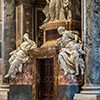 Tombstone of Pope Benedict XIV, fragment, Basilica of San Pietro in Vaticano