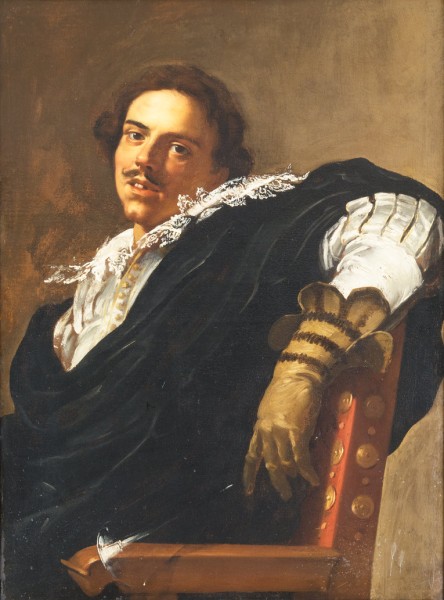 Simon Vouet, Portret młodego mężczyzny, Blanton Museum of Art Collections, zdj. Wikipedia