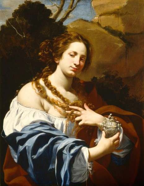 Simon Vouet, Virginia da Vezzo (żona malarza) jako Maria Magdalena, zdj. Wikipedia