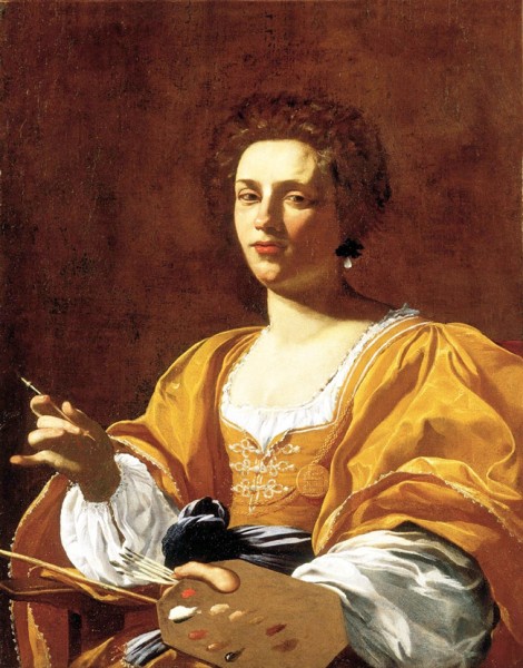 Simone Vouet, Portrait of Artemisia Gentileschi, Palazzo Blu, Pisa, pic. Wikipedia