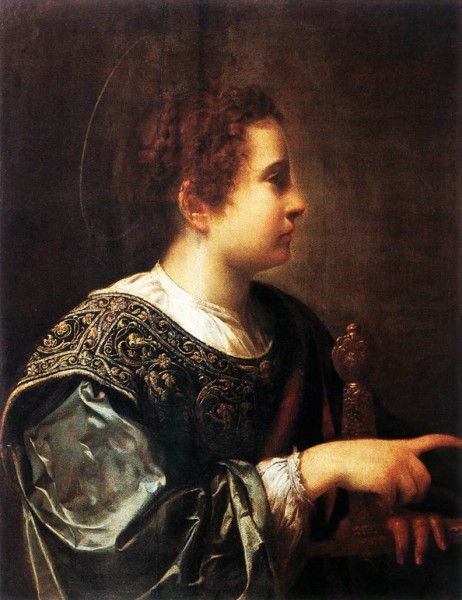 Simone Vouet,	Saint Catherine, Palazzo del Quirinale, pic. Wikipedia