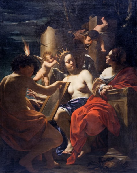 Simone Vouet,	 Allegory (Intellect, Memory and Will), Musei Capitolini, pic. Wikipedia