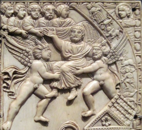 Apotheosis of Symmachus, part of a diptych, British Museum, London, pic. Wikipedia