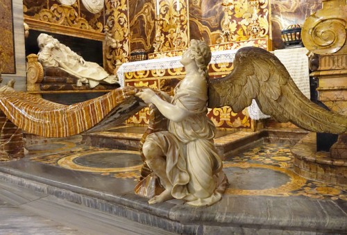 Angels in the chapel of the Spada family, Church of San Girolamo della Carità