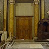 Entrance to the church of San Girolamo della Carità, on the right the chapel of the Spada family