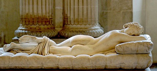 Hermaphrodite Borghese, Louvre, Paris, 2nd century, Roman copy