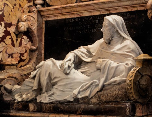 Cosimo Fancelli, funerary monument of Giovanni Spada, Church of San Girolamo della Carità