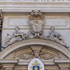 Cosimo Fancelli, angels at the top of the abutment of the Basilica of Sant’Andrea della Valle