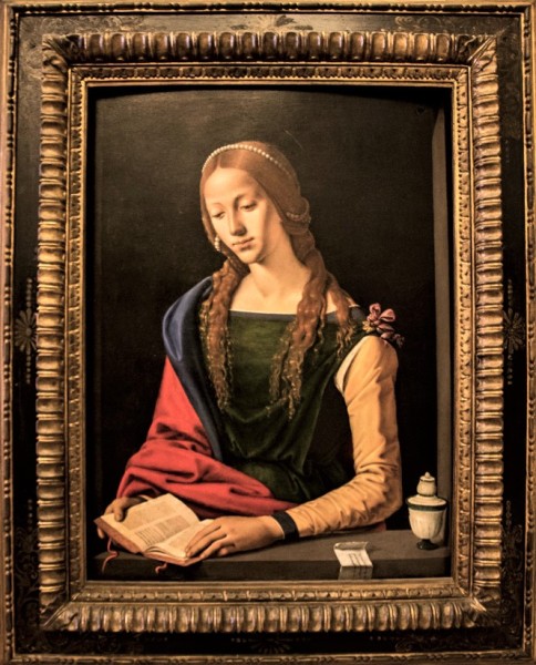 Maria Magdalena czytająca, Piero di Costa, XVI w. Galleria Nazionale d'Arte Antica, Palazzo Barberini