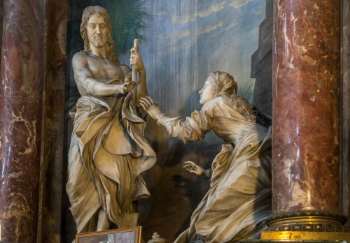 Noli me tangere, Antonio Raggi, Alaleona chapel, Church of Santi Domenico e Sisto