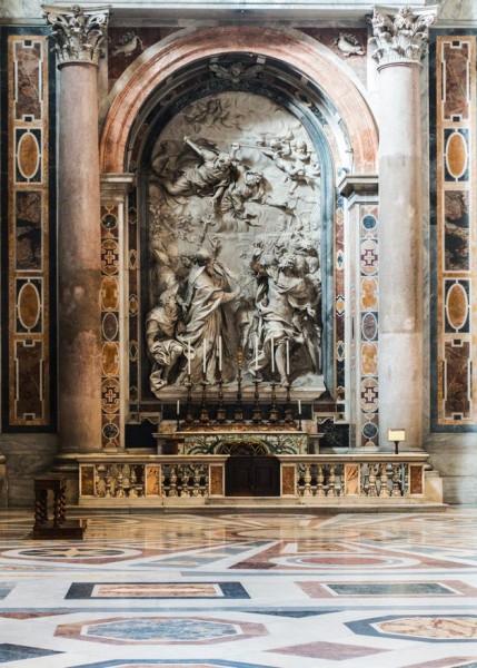 The Meeting of Leo I and Attila, Alessandro Algardi, San Pietro in Vaticano