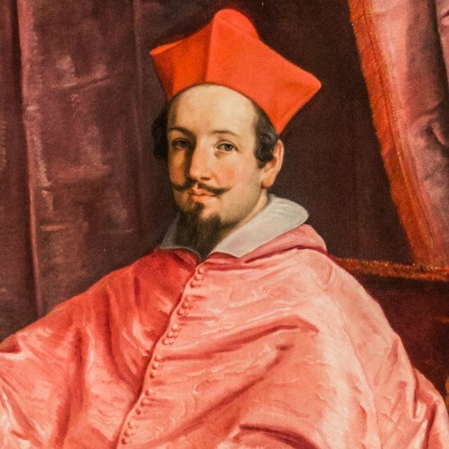 Portrait of Cardinal Bernardino Spada, fragment, Guido Reni, Galleria Spada