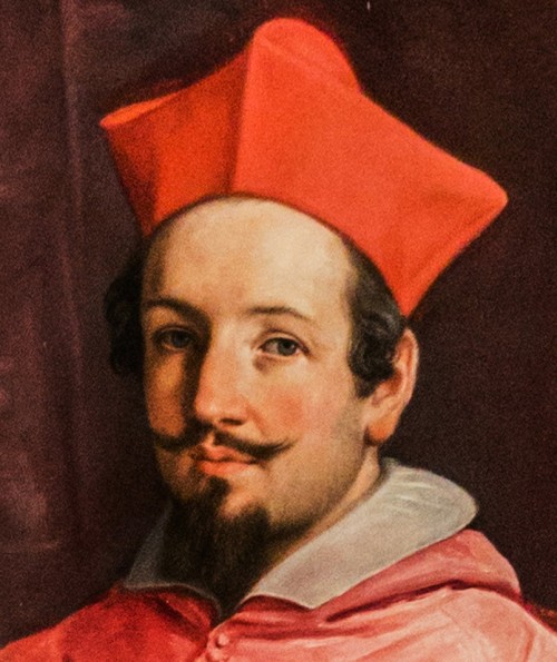 Portrait of Cardinal Bernardino Spada, fragment, Galleria Spada