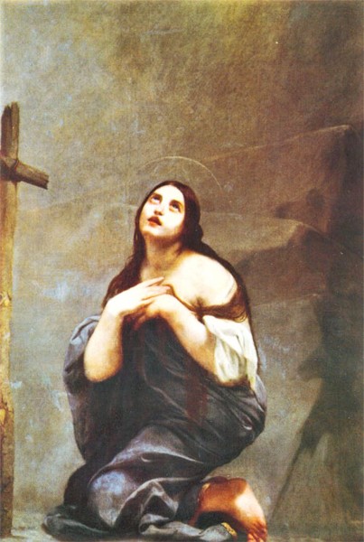 Guido Cagnacci, "Penitent Magdalene",  Monastero Santa Maria Maddalena della Benedettine, Urbania, pic. Wikipedia