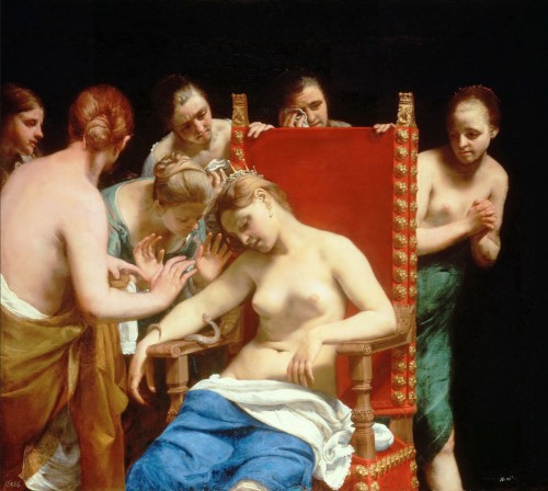 The Death of Cleopatra, Guido Cagnacci, Kunsthistorisches Museum, Vienna, pic. Wikipedia